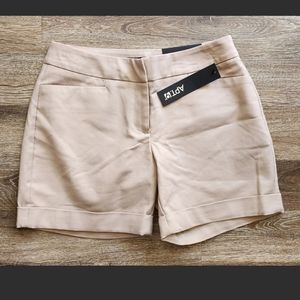 APT 9 Tan Taupe Shorts Mid Rise Dressy Cuffed Size 4 28 X 5